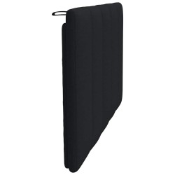 Coussin de tête de lit Hanko noir 90 cm tissu 629804629804