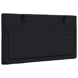 Coussin de tête de lit Hanko noir 90 cm tissu 629804629804