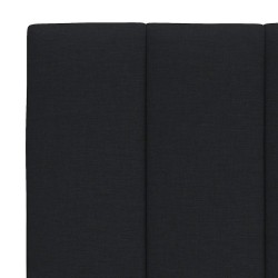 Coussin de tête de lit Hanko noir 90 cm tissu 629804629804