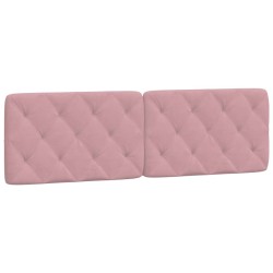 Coussin de tête de lit rose 160 cm velours 629805629805