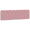 Coussin de tête de lit rose 160 cm velours 629805629805