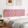 Coussin de tête de lit rose 160 cm velours 629805629805