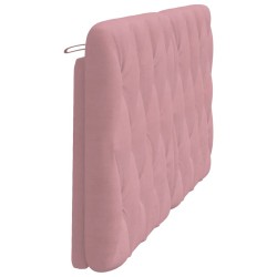 Coussin de tête de lit rose 160 cm velours 629805629805