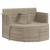Canapé de jardin 8 pcs Gris clair et gris foncé polyrotin 629811629811