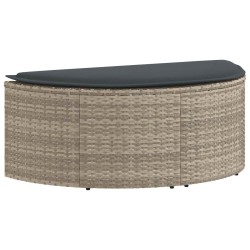Canapé de jardin 8 pcs Gris clair et gris foncé polyrotin 629811629811