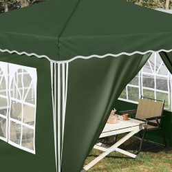 Tente de fête pop-up 288 x 288 x 245 cm Vert Tissu Oxford 629820629820