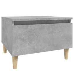 Table d'appoint Gris béton 50x46x35 cm Bois d'ingénierie 629822629822