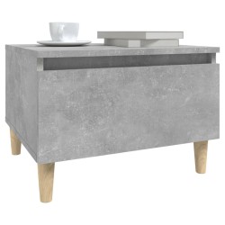 Table d'appoint Gris béton 50x46x35 cm Bois d'ingénierie 629822629822
