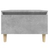 Table d'appoint Gris béton 50x46x35 cm Bois d'ingénierie 629822629822