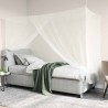 Filet anti-moustiques pour lit 156 mailles 3 pcs Blanc 629829629829