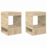 Table d'appoint 2 pcs Chêne Sonoma 40 x 40 x 56 cm 629830629830