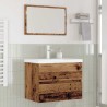 Ensemble de mobilier de salle de bain 3 pcs Bois Ancien 629831629831