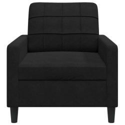 Fauteuil Noir 60 cm Velours 629832629832