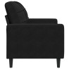 Fauteuil Noir 60 cm Velours 629832629832