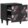 Table de chevet Marron 40 x 33,5 x 46 cm Bois de mangue massif 629835629835