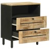 Table de chevet Marron et Noir 50 x 33 x 60 cm 629836629836