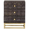 Table de chevet Noir 40x30x50 cm Bois de manguier massif 629837629837
