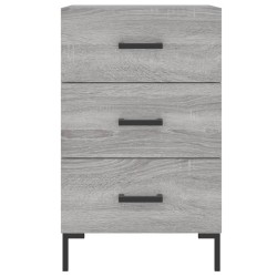 Table de chevet sonoma gris 40x40x66 cm bois d'ingénierie 629840629840