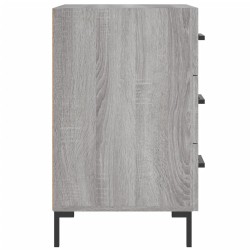 Table de chevet sonoma gris 40x40x66 cm bois d'ingénierie 629840629840