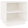 Table de chevet Blanc 40x34x40 cm Bois de pin solide 629841629841