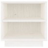 Table de chevet Blanc 40x34x40 cm Bois de pin solide 629841629841