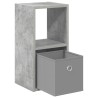 Table de chevet 2 pcs Gris béton 25,5 x 22 x 49,5 cm 629845629845