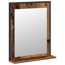Ensemble de mobilier de salle de bain avec porte 2 pcs Marron 629848629848
