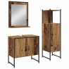 Ensemble de mobilier de salle de bain avec étagère 3 pcs Marron 629849629849