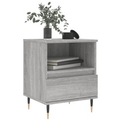 Tables de chevet 2 pcs sonoma gris 40x35x50 cm bois ingénierie 629851629851
