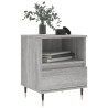 Tables de chevet 2 pcs sonoma gris 40x35x50 cm bois ingénierie 629851629851