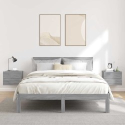 Tables de chevet 2 pcs Sonoma gris 40x30x30cm Bois d'ingénierie 629852629852