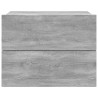 Tables de chevet 2 pcs Sonoma gris 40x30x30cm Bois d'ingénierie 629852629852