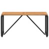 Table de jardin Noir et Marron 80 x 40 x 40 cm polyrotin 629855629855