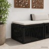 Tabouret Noir polyrotin 629856629856