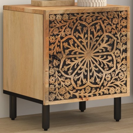 Table de chevet 40x33x46 cm Bois de manguier solide  629857629857