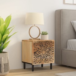 Table de chevet 40x33x46 cm Bois de manguier solide  629857629857