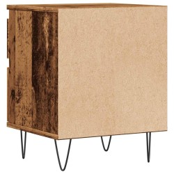 Table de chevet vieux bois 40x35x50 cm bois d’ingénierie 629859629859