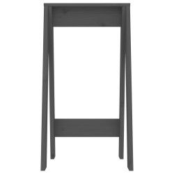 Tabourets 2 pcs Gris 40x40x75 cm Bois massif de pin 629861629861