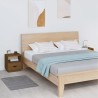 Tables de chevet 2pcs Marron miel 40x34x45cm Bois de pin massif 629862629862