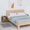 Tables de chevet 2pcs Marron miel 40x34x45cm Bois de pin massif 629862629862