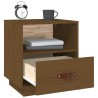 Tables de chevet 2pcs Marron miel 40x34x45cm Bois de pin massif 629862629862