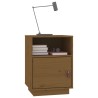 Tables de chevet 2pcs Marron miel 40x34x55cm Bois de pin massif 629863629863