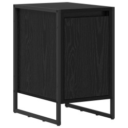 Table de chevet Chêne noir 39,5 x 30 x 50 cm Bois d'ingénierie 629867629867