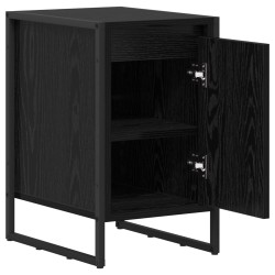 Table de chevet Chêne noir 39,5 x 30 x 50 cm Bois d'ingénierie 629867629867