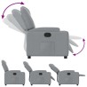 Fauteuil inclinable en tissu gris clair 629868629868