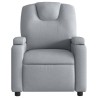 Fauteuil inclinable en tissu gris clair 629868629868