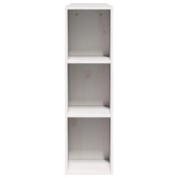 Tête de lit avec rangement blanc 135 cm bois massif de pin 629871629871