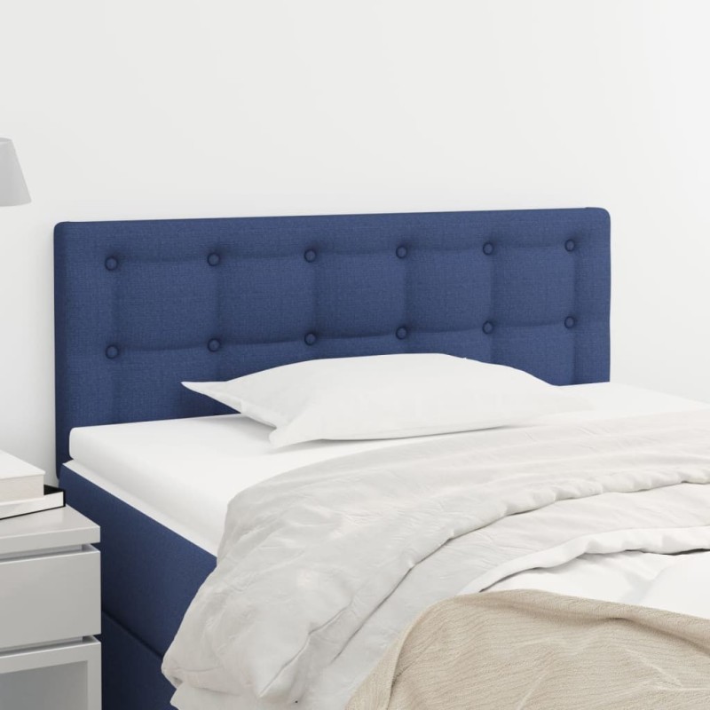 Tête de lit Bleu 100x5x78/88 cm Tissu 629873629873