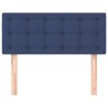 Tête de lit Bleu 100x5x78/88 cm Tissu 629873629873