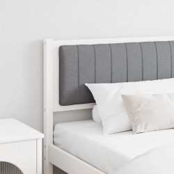 Tête de lit capitonnée avec tête de lit Blanc 200 cm Pin massif 629875629875